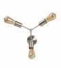 Nigella Metal Novelty Wall Light (Silver)