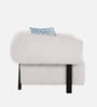 Salford Boucle Fabric 1 Seater Sofa in Snow White Colour