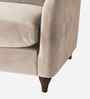 Sally Velvet 1 Seater Sofa in Camel Beige Color