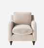 Sally Velvet 1 Seater Sofa in Camel Beige Color