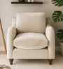 Sally Velvet 1 Seater Sofa in Camel Beige Color