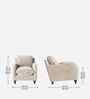 Sally Velvet 1 Seater Sofa in Camel Beige Color