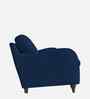 Sally Velvet 1 Seater Sofa in Imperial Blue Color