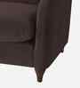 Sally Velvet 1 Seater Sofa in Mocha Brown Color