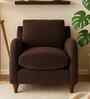 Sally Velvet 1 Seater Sofa in Mocha Brown Color