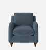 Sally Velvet 1 Seater Sofa in Oxford Blue Color