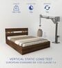 Salmacis Queen Size Bed In Walnut Finish