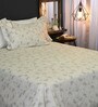 Salmon Cotton 210TC Double Bedsheet with 2 Pillow Covers