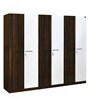 Salsa New 6 Door Wardrobe In Brown Colour