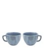 Salt Midget 200ml Grey Ceramic (Set of 2) Tea Cups