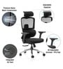 Sama Office Chair with 4D Armrests and Multi-lock mechanism in Black colour