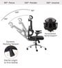 Sama Office Chair with 4D Armrests and Multi-lock mechanism in Black colour