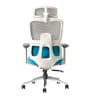 Sama Pro Korean Mesh Office Chair with Seat Slider and 4D Armrests in Blue Colour