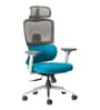 Sama Pro Korean Mesh Office Chair with Seat Slider and 4D Armrests in Blue Colour