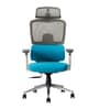 Sama Pro Korean Mesh Office Chair with Seat Slider and 4D Armrests in Blue Colour