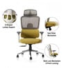 Sama Pro Korean Mesh Office Chair with Seat Slider and 4D Armrests in Green Colour