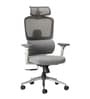 Sama Pro Korean Mesh Office Chair with Seat Slider and 4D Armrests in Grey Colour