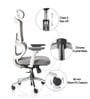 Sama Pro Korean Mesh Office Chair with Seat Slider and 4D Armrests in Grey Colour