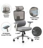 Sama Pro Korean Mesh Office Chair with Seat Slider and 4D Armrests in Grey Colour
