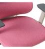 Sama Pro Korean Mesh Office Chair with Seat Slider and 4D Armrests in Pink Colour