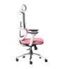 Sama Pro Korean Mesh Office Chair with Seat Slider and 4D Armrests in Pink Colour