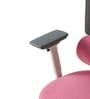 Sama Pro Korean Mesh Office Chair with Seat Slider and 4D Armrests in Pink Colour
