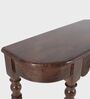 Sama Wooden Console Table In Mahogany Colour