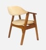 Samara Teak Wood Arm Chair In Teak Finish
