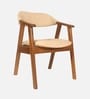 Samara Teak Wood Arm Chair In Teak Finish
