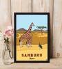 Sambaru Kenya Framed Canvas Art Print