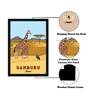 Sambaru Kenya Framed Canvas Art Print