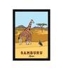 Sambaru Kenya Framed Canvas Art Print