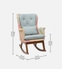Samdrup Solid Wood Rocking Chair In Multi Finish With Foot Stool
