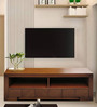 Samson TV Console for TVs in Natural Teak Finish 