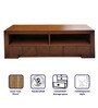 Samson TV Console for TVs in Natural Teak Finish 