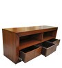 Samson TV Console for TVs in Natural Teak Finish 