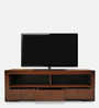 Samson TV Console for TVs in Natural Teak Finish 