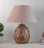 Samsula Beige Shade Table Lamp With Cotton Base