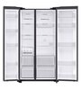 Samsung 700 L with Inverter Side-by-Side Refrigerator (RS72R50112C/TL, Black)
