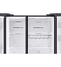 Samsung 700 L with Inverter Side-by-Side Refrigerator (RS72R50112C/TL, Black)