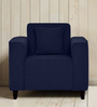 Samuel 1 Seater Sofa in Navy Blue Colour