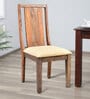 Sanctuary Dining Chair In Brown And Grey Finish
