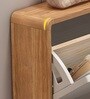 Sanctum 3 Door Drawer Wooden Shoe Organizer Cabinet