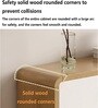 Sanctum 3 Door Drawer Wooden Shoe Organizer Cabinet