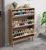 Sanctum 3 Door Drawer Wooden Shoe Organizer Cabinet