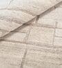 Beige Abstract Woolen 36 x 60 Inches Hand Tufted Rug