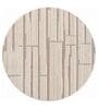 Beige Abstract Woolen 60 x 60 Inches Hand Tufted Rug