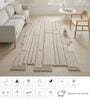 Beige Abstract Woolen 48 x 72 Inches Hand Tufted Rug