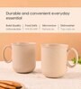 Sand Castle Statement Coffee Mug 350 ml (2 Pc)Rice Husk Biocomposite