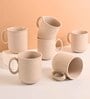 Sand Castle Statement Coffee Mug 350 ml (6 Pc)Rice Husk Biocomposite